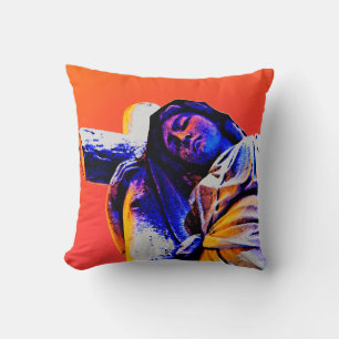 Keeping the Faith Cemetery Art Cushion