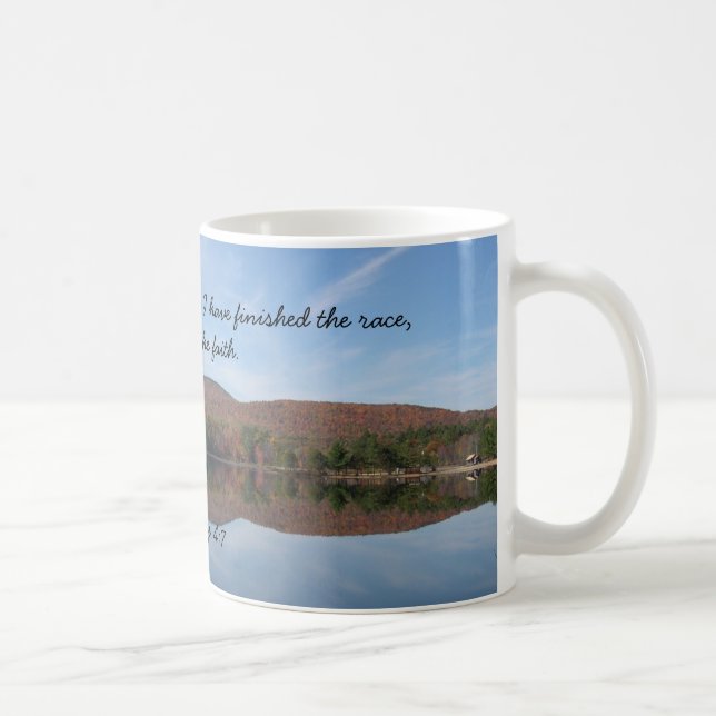 Keeping the Faith Christian Scripture Coffee Mug (Right)
