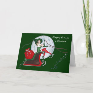 Keeping the Magic in Christmas Holiday Card