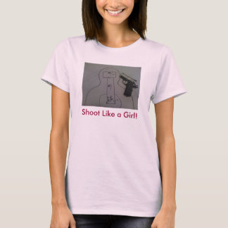 Keeping the Piece Shoot Like a Girl Babydoll T T-Shirt