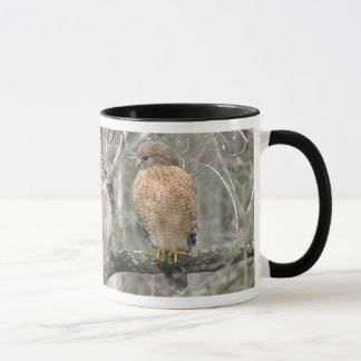 Keeping Watch Hawk Mug