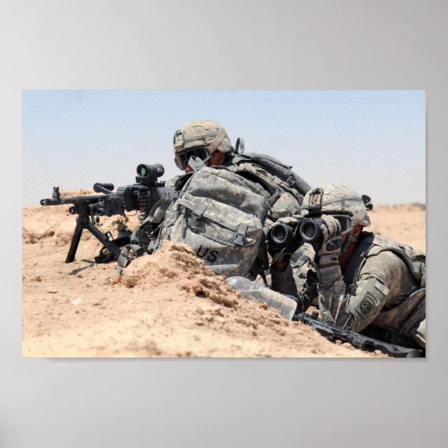 Keeping Watch in Iraq Poster (Front)