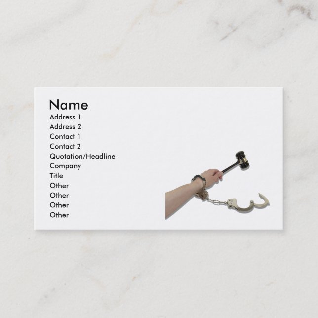 KeepingUpLaw073110, Name, Address 1, Address 2,... Business Card (Front)