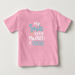 Keeps me out of trouble baby T-Shirt