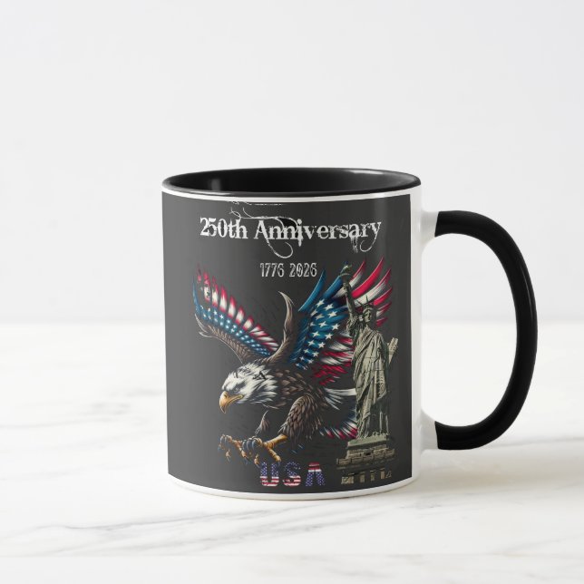 Keepsake Anniversary USA 250th  Mug (Right)