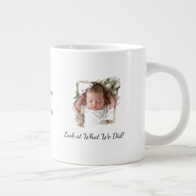 Keepsake Baby Photo Mug Personalise (Right)