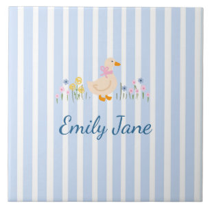 Keepsake Baby Shower Christening Personalised Ceramic Tile