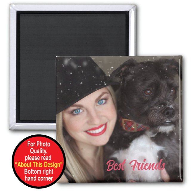 Keepsake Best Friends Magnet With Photo (Creator Uploaded)