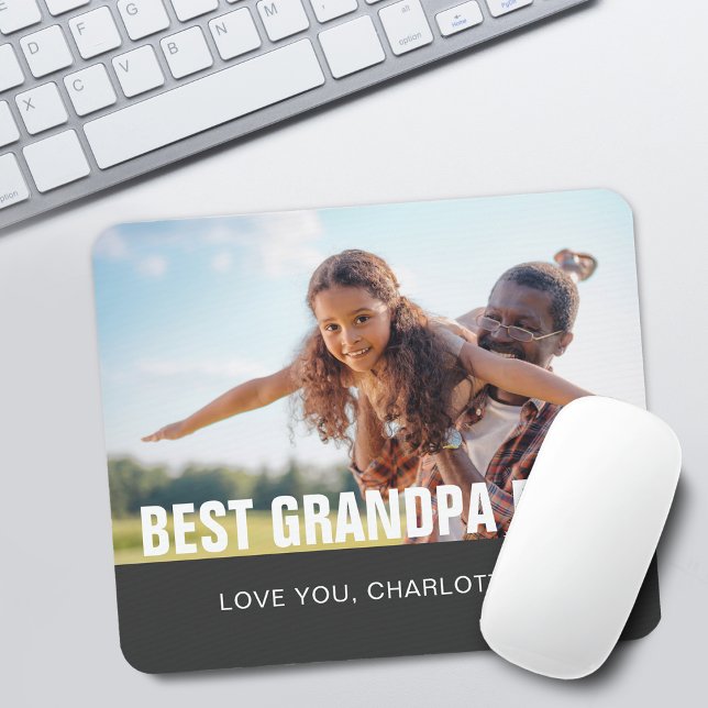 Keepsake Best Grandpa Ever Photo Mouse Pad (Keepsake Best Grandpa Ever Photo Mouse Pad)