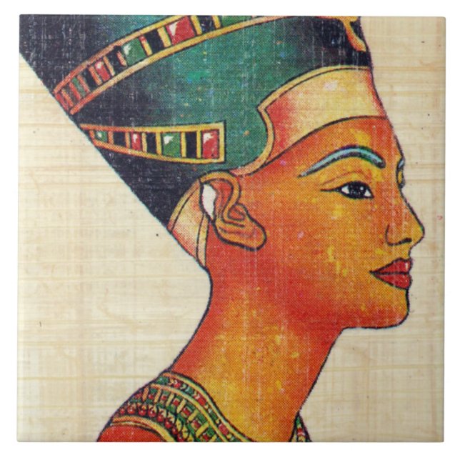 Keepsake Ceramic Tile - Queen Nefertari (Front)