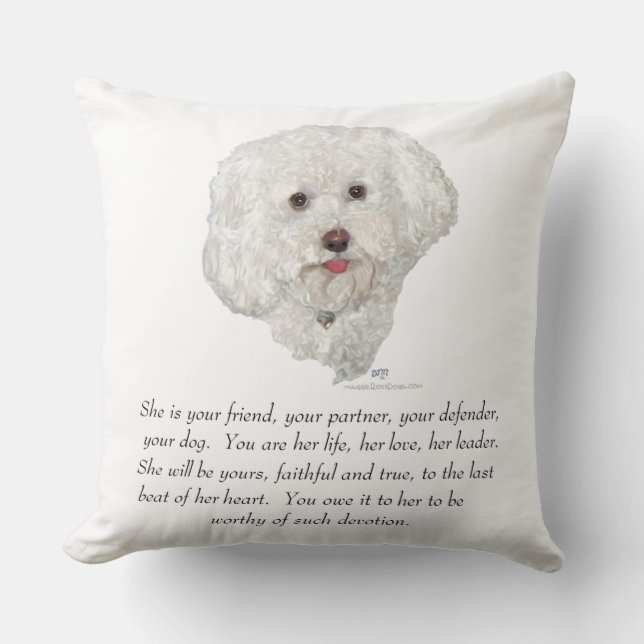 Keepsake, Female Dog Cushion (Front)