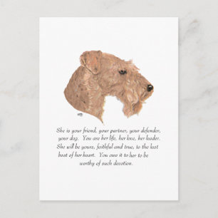 Keepsake, Female Dog Postcard