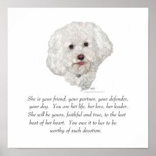 Keepsake, Female Dog Poster