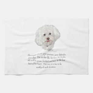 Keepsake, Female Dog Tea Towel