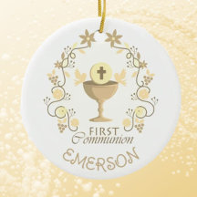 Keepsake! First Communion custom ornament