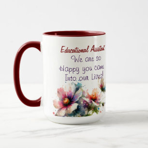 Keepsake Floral Education Assist, Personalise Mug