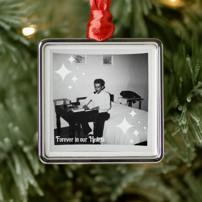 Keepsake, Forever in Our Hearts Metal Ornament (Tree)