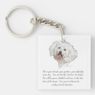 Keepsake, Male Dog Key Ring