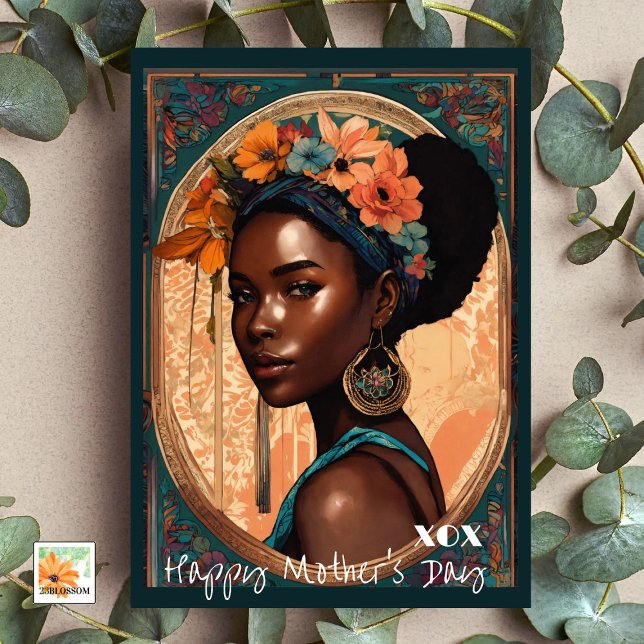 keepsake mother's day with beautiful woman card (Creator Uploaded)