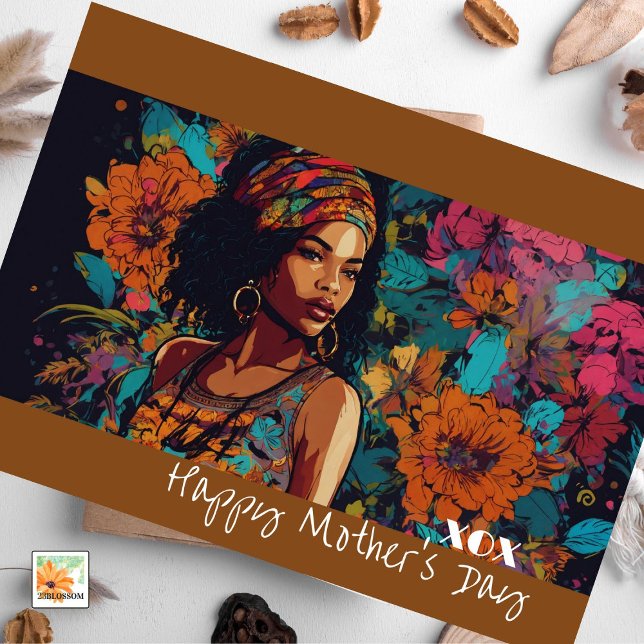 keepsake mother's day with wishes and woman holiday card (Creator Uploaded)
