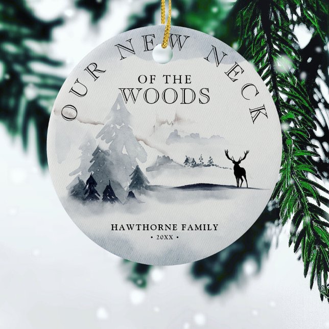 Keepsake New Neck of the Woods 1st Home Photo Ceramic Ornament (Creator Uploaded)