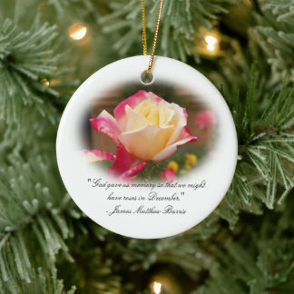 Keepsake Ornament - Roses in December