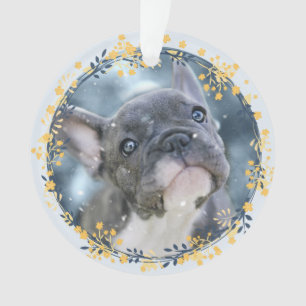 Keepsake Pet Photo + Year Hanukkah Commemorative Ornament