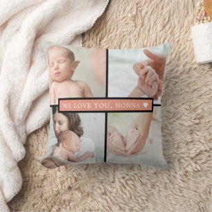 Keepsake Photo Collage Personalised Carol Cushion