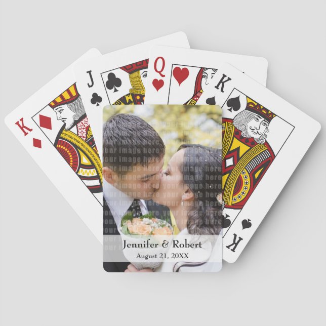 Keepsake Photo Playing Cards (Back)