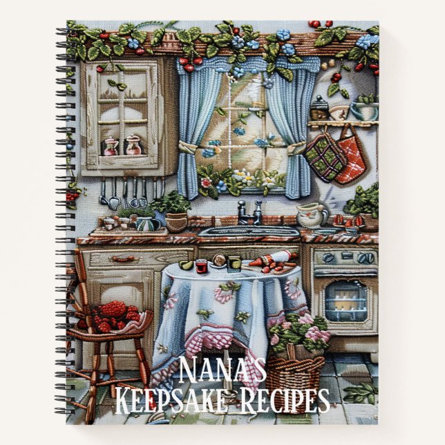 Keepsake Recipes Vintage Recipe Book (Front)