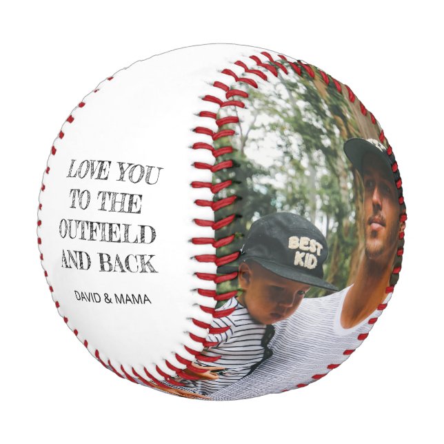 Keepsake Sports Father's Day Personalised Baseball (Angled)