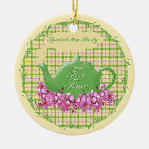 Keepsake Tea Time Teapot Ceramic Tree Decoration