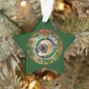 Kees Agility Xmas ornament 2