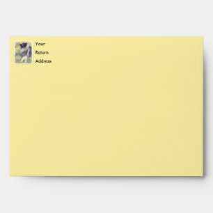 Keeshond Aspen Painting - Cute Original Dog Art Envelope