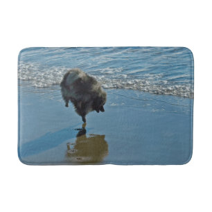 Keeshond Ballet Photograph - Cute Original Dog Art Bath Mat