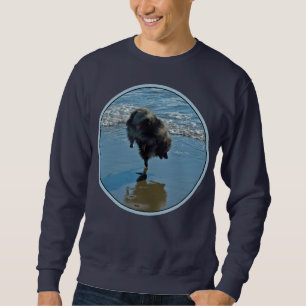 Keeshond Ballet Photograph - Cute Original Dog Art Sweatshirt
