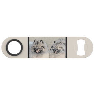 Keeshond Brothers Painting - Original Dog Art