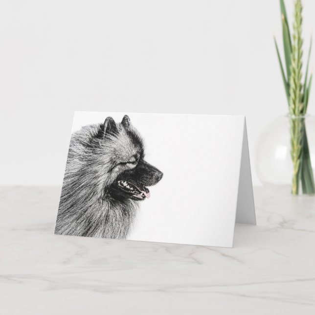 Keeshond Card (Front)