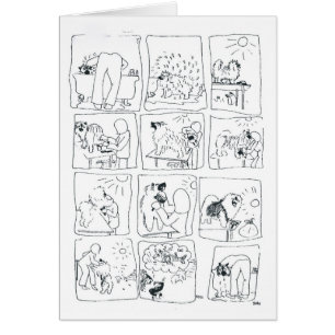 Keeshond comic Bathtime