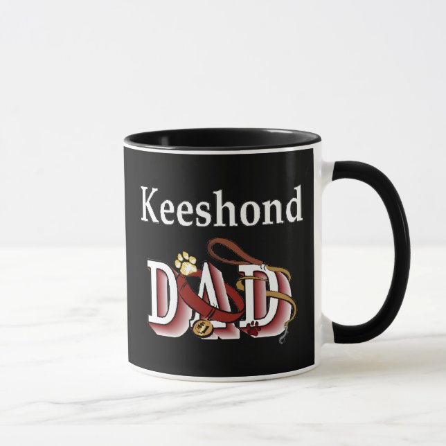 Keeshond Dad Mug (Right)