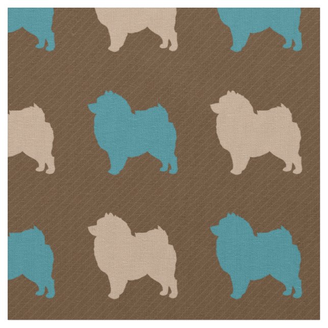 Keeshond Fabric (Close Up)