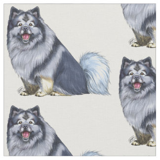 keeshond fabric