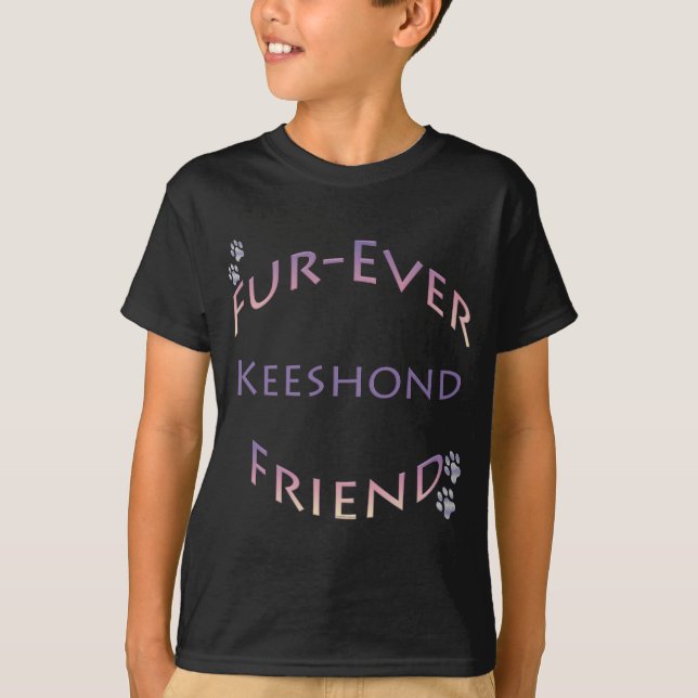 Keeshond Furever T-Shirt (Front)