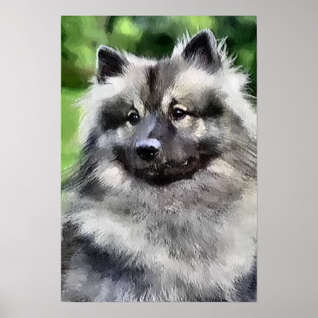 Keeshond Gifts Art Prints (Front)