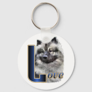 Keeshond Gifts Key Ring