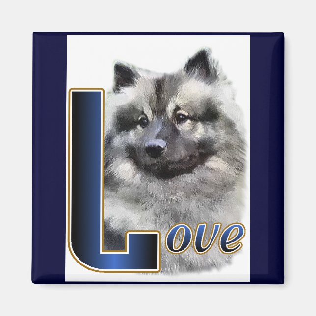 Keeshond Gifts Magnet (Front)