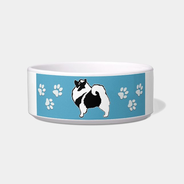 Keeshond Graphics  - Cute Original Dog Art Bowl (Right)