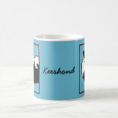 Keeshond Graphics  - Cute Original Dog Art Coffee Mug (Center)