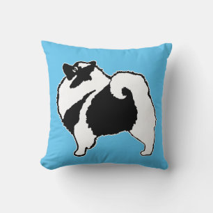 Keeshond Graphics - Cute Original Dog Art Cushion