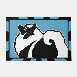 Keeshond Graphics  - Cute Original Dog Art Doormat